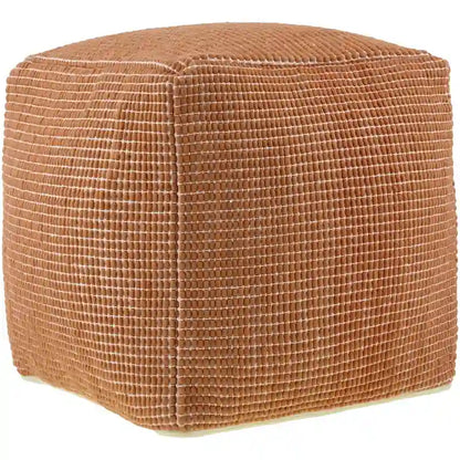Livabliss Chunky Grid Modern &amp; Contemporary Pouf