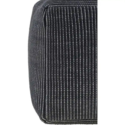 Livabliss Chunky Grid Modern &amp; Contemporary Pouf