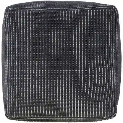 Livabliss Chunky Grid Modern &amp; Contemporary Pouf