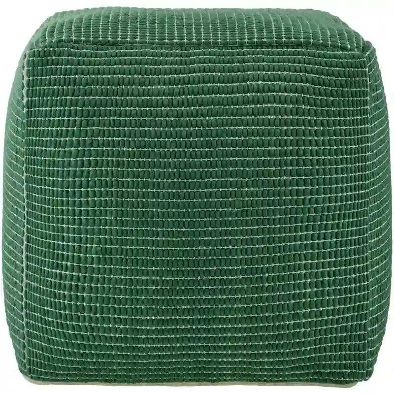 Livabliss Chunky Grid Modern &amp; Contemporary Pouf