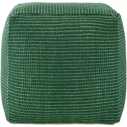 Livabliss Chunky Grid Modern &amp; Contemporary Pouf
