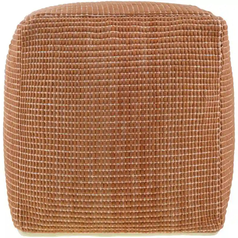 Livabliss Chunky Grid Modern &amp; Contemporary Pouf