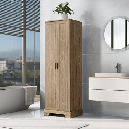 Storage Cabinet with Two Doors for Bathroom - 23.30L * 16.90W * 71.20H
