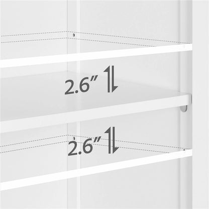 Yaheetech Free Standing Bathroom Cabinet with 1 Drawer 2 Doors