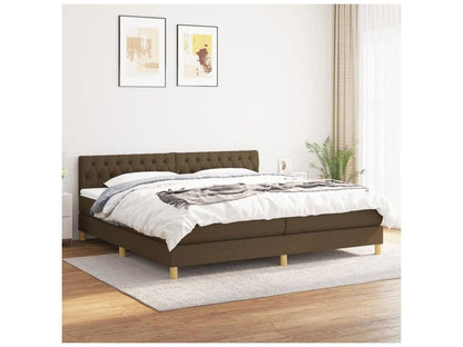 Parisianestop bed base with dark brown mattress 200x200 44561DPUO