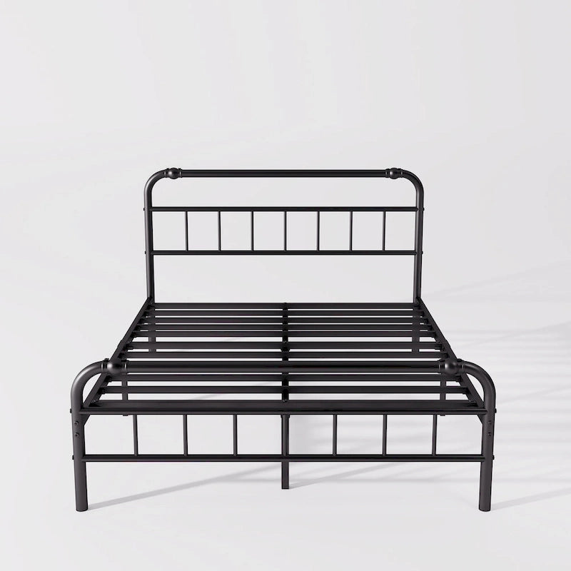 Heavy Duty Metal Platform Steel Slat Mattress Foundation