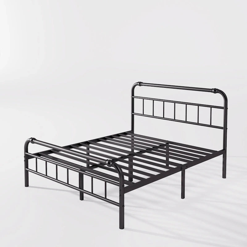 Heavy Duty Metal Platform Steel Slat Mattress Foundation