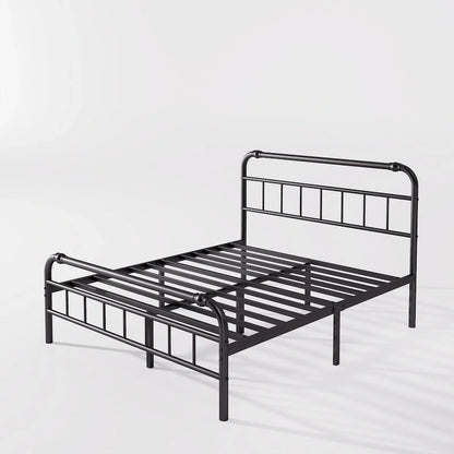 Heavy Duty Metal Platform Steel Slat Mattress Foundation