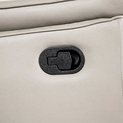 Furniture of America Marty Modern 2-Piece Leather Match Manual Reclining Living Room Sofa Set