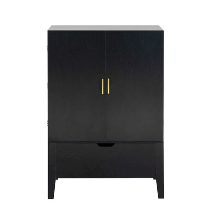 Sideboard Cabinet with Wine Racks &amp; Stemware Holder for hallways, living rooms