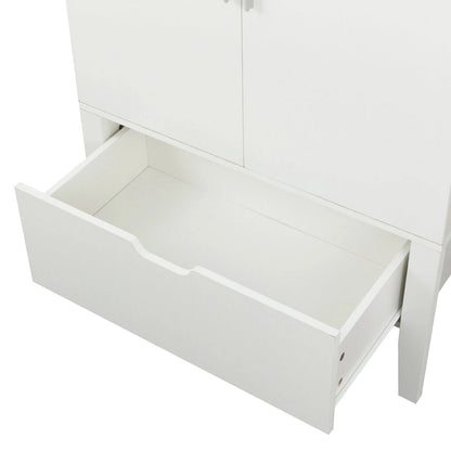 Sideboard Cabinet with Wine Racks &amp; Stemware Holder for hallways, living rooms