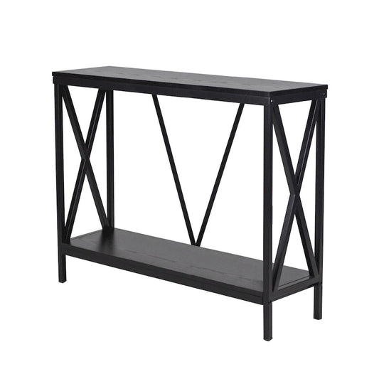 Aquatic Fundamentals 40/55 Gallon Steel X-Frame Aquarium Stand in Black