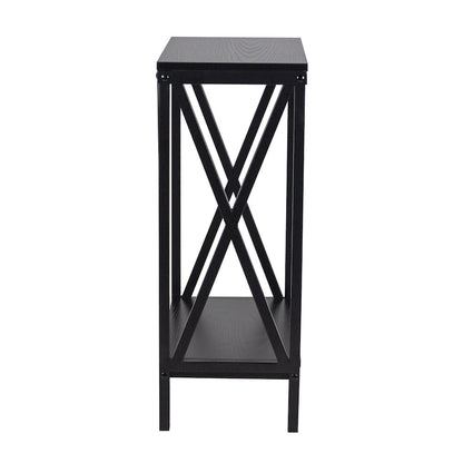 Aquatic Fundamentals 40/55 Gallon Steel X-Frame Aquarium Stand in Black