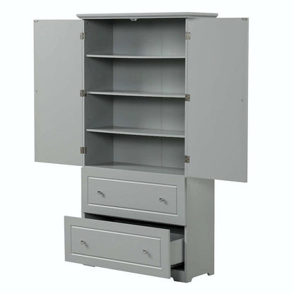 Freestanding Storage Cabinet with Two Drawers