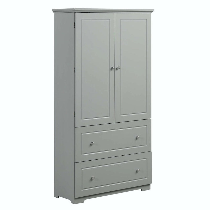 Freestanding Storage Cabinet with Two Drawers