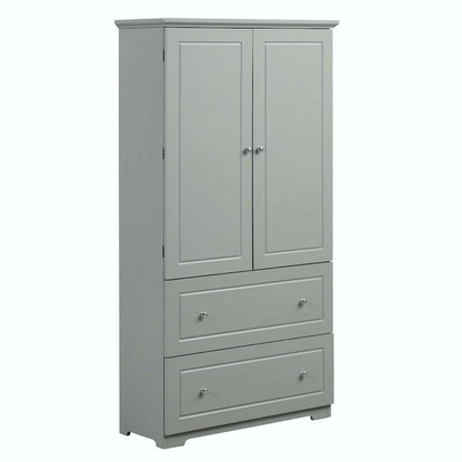 Freestanding Storage Cabinet with Two Drawers