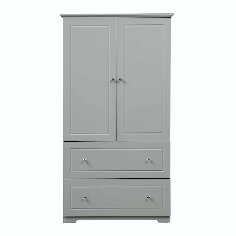 Freestanding Storage Cabinet with Two Drawers