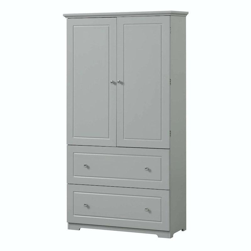 Freestanding Storage Cabinet with Two Drawers