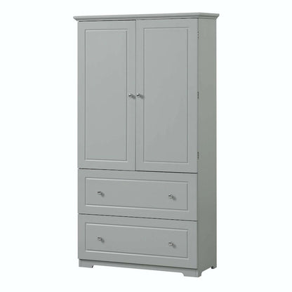 Freestanding Storage Cabinet with Two Drawers