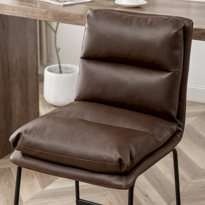 Roundhill Milos Upholstered 26-inch Counter Height Stools, Set of 2