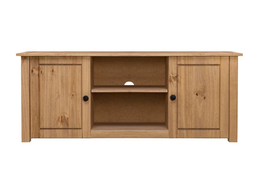 TV stand 120x40x50 cm Solid pine wood Parisianestop range 91208LXUB