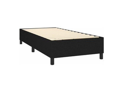 Maisonpuretop bed base with black 90x200 mattress, fabric, 10828MAUF