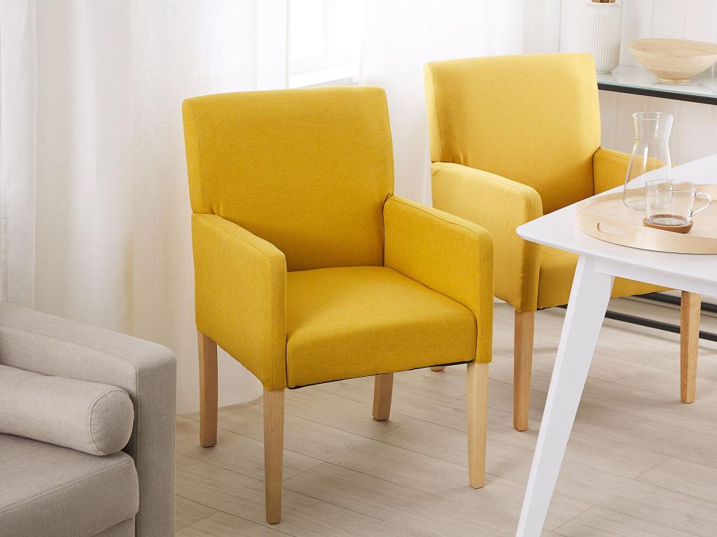Artvivrestore Dining Chair, Yellow, 08476RPWX