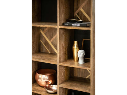 Maisonpuretop 51469NLOF Wooden and Marquetry Bookshelf
