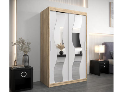 Parisianestop Sliding Door Wardrobe 200/120/62 2 Doors Parisianestop/White 12000WBBD