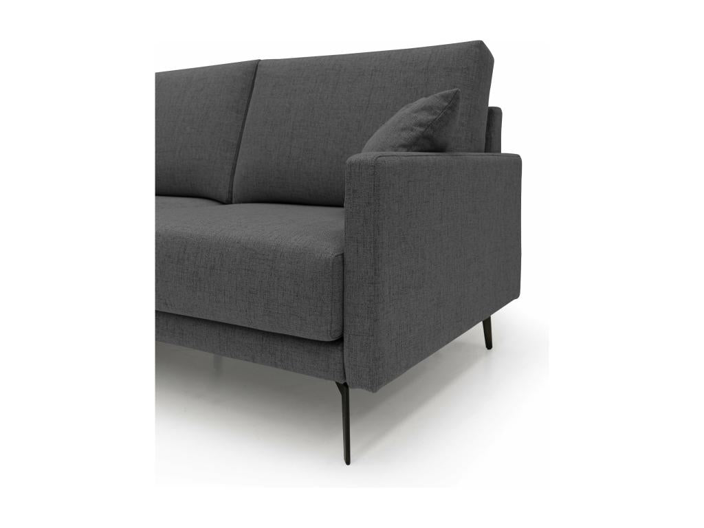 Parisianestop Modern Sofa in Soft Waterproof Fabric T03 160 cm Anthracite 94531ENNR