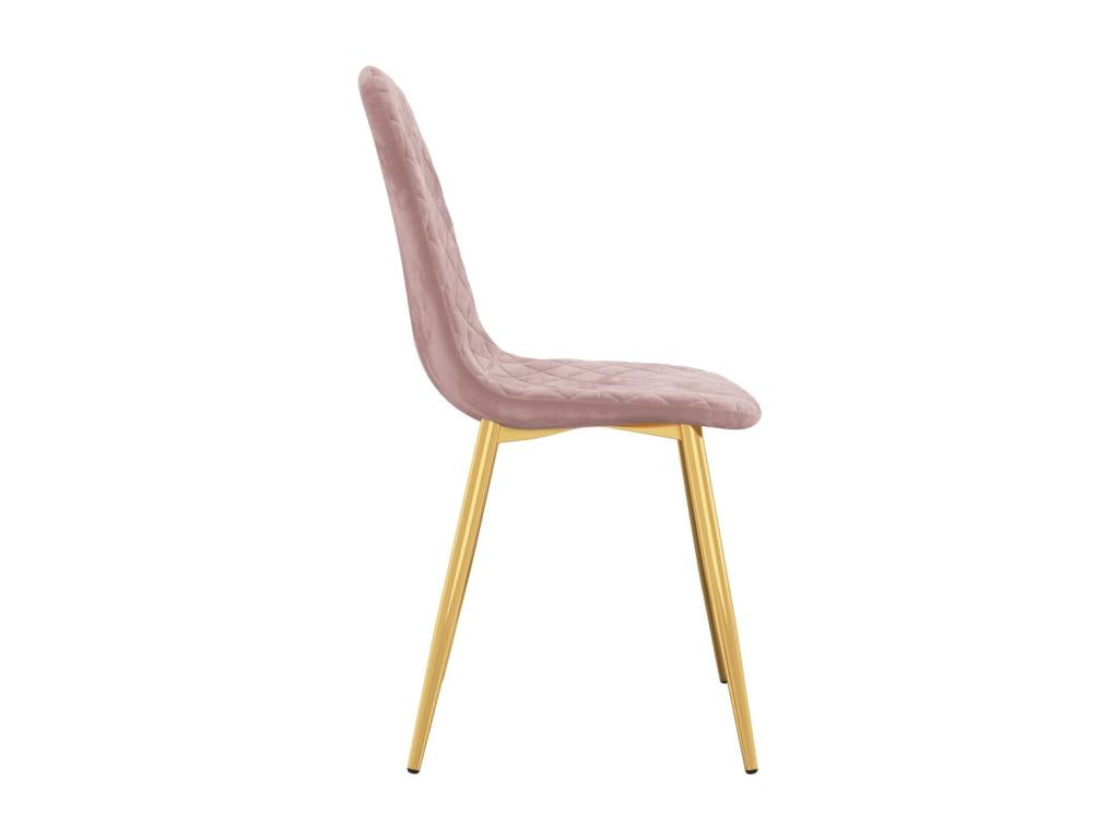 2-Piece Pink Velvet Dining Chairs 13 18293QWHD