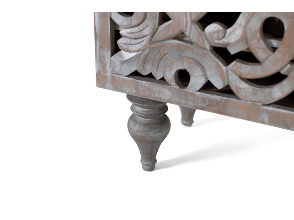 Solid mango wood bookcase 180 cm 36823GSZJ