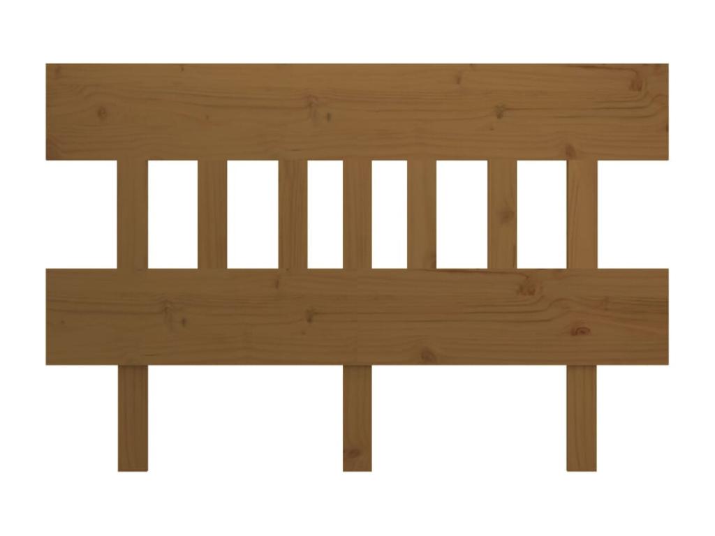 Honey Brown Headboard 203.5x3x81 cm Solid Pine Wood 47175SEWV