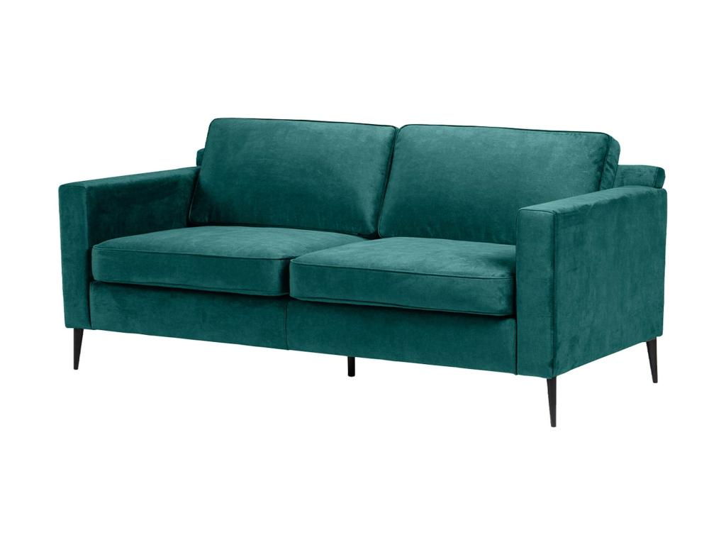 Parisianestop 63474FDDI 3-seater blue velvet sofa