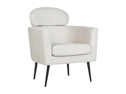 Maisonpuretop Cream Fabric Armchair 97630KVBR