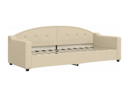 Daybed with cream mattress 80x200 cm fabric 89071IOUO