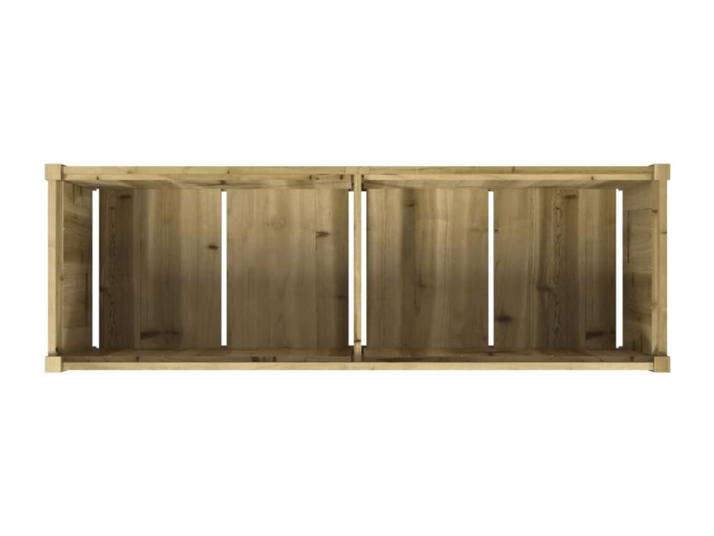 Planter 150x50x50 cm impregnated pine wood 31518ZHJM