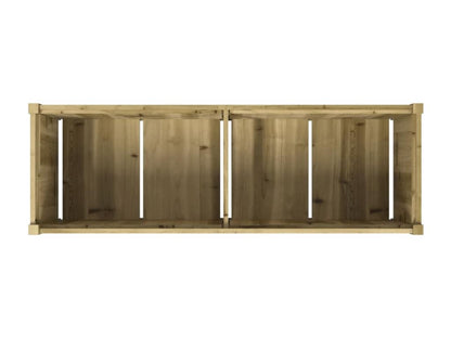 Planter 150x50x50 cm impregnated pine wood 31518ZHJM