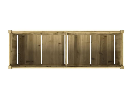 Planter 150x50x50 cm impregnated pine wood 31518ZHJM