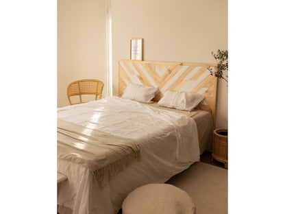 Ethnic pine wood headboard 165x80cm - Maisonpuretop 49391LBGB