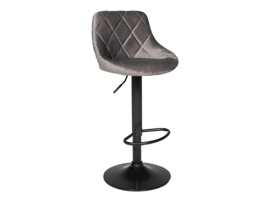Maisonpuretop 67809KAIJ Grey Velvet Bar Stool