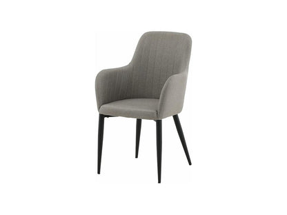 Maisonpuretop dining chair with gray armrests. 65055YCVE