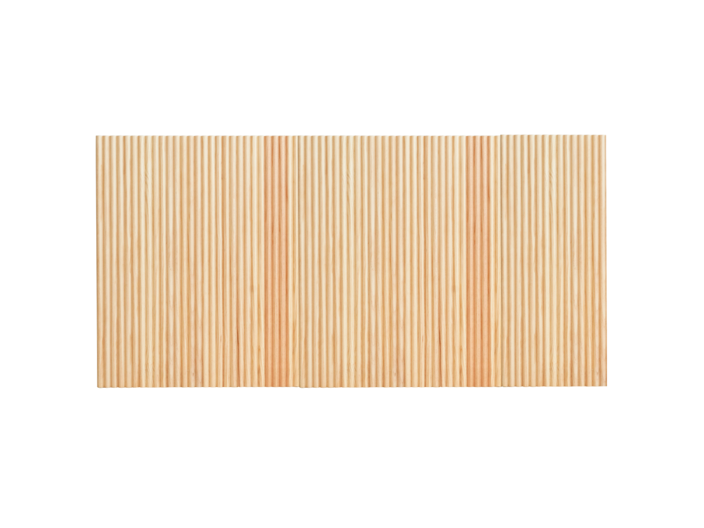 Natural pine wood headboard 120x60cm - Parisianestop 62980RREI