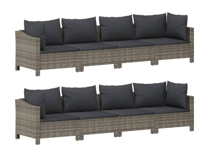 Grey resin garden furniture set, 63x63x55.5 cm, 02 0018025 68171JFLL