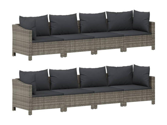 Grey resin garden furniture set, 63x63x55.5 cm, 02 0018025 68171JFLL