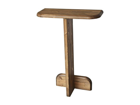 Maisonpuretop Console Table, Multipurpose Table, Storage Cabinet, Hallway Desk, 80x25 h85 cm, Walnut, 72289IDKT