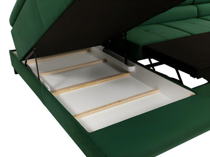 Parisianestop 103 Corner Sofa, Light Brown, Sleeping Function, Bedding Box, 44725IRKF