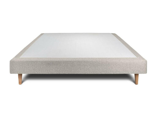 Artvivrestore Upholstered Bed Base, Grey, 140x200cm, H29cm, 11096QFYY