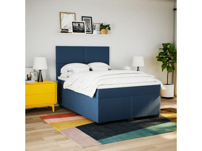 Maisonpuretop bed base with mattress, blue, 140x200 cm, fabric, 25908SCXJ