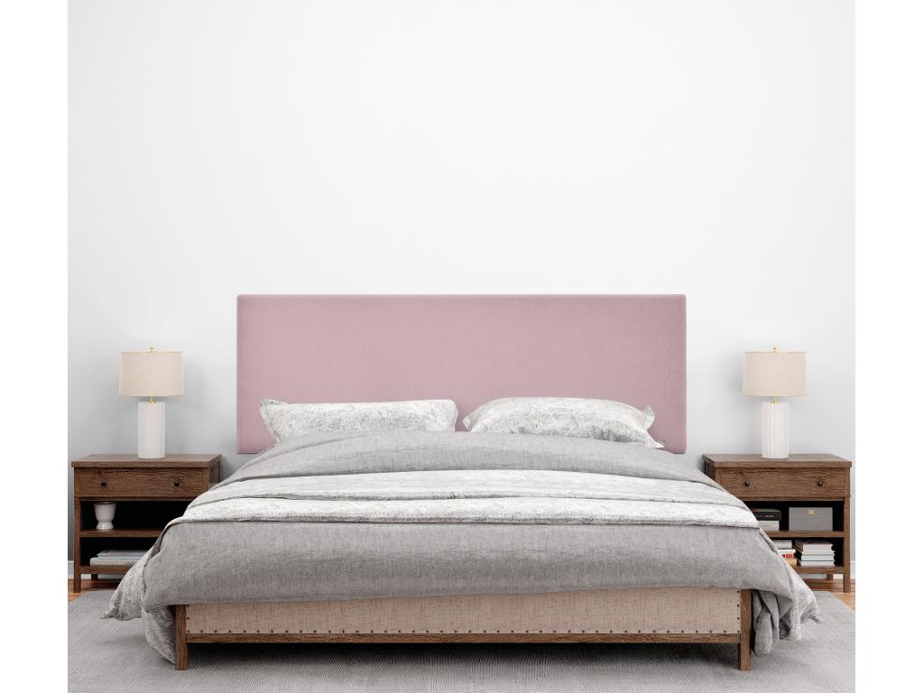 Maisonpuretop Smooth Fabric Headboard 145x50cm for 135/140cm Beds - Salmon 16424JAPH